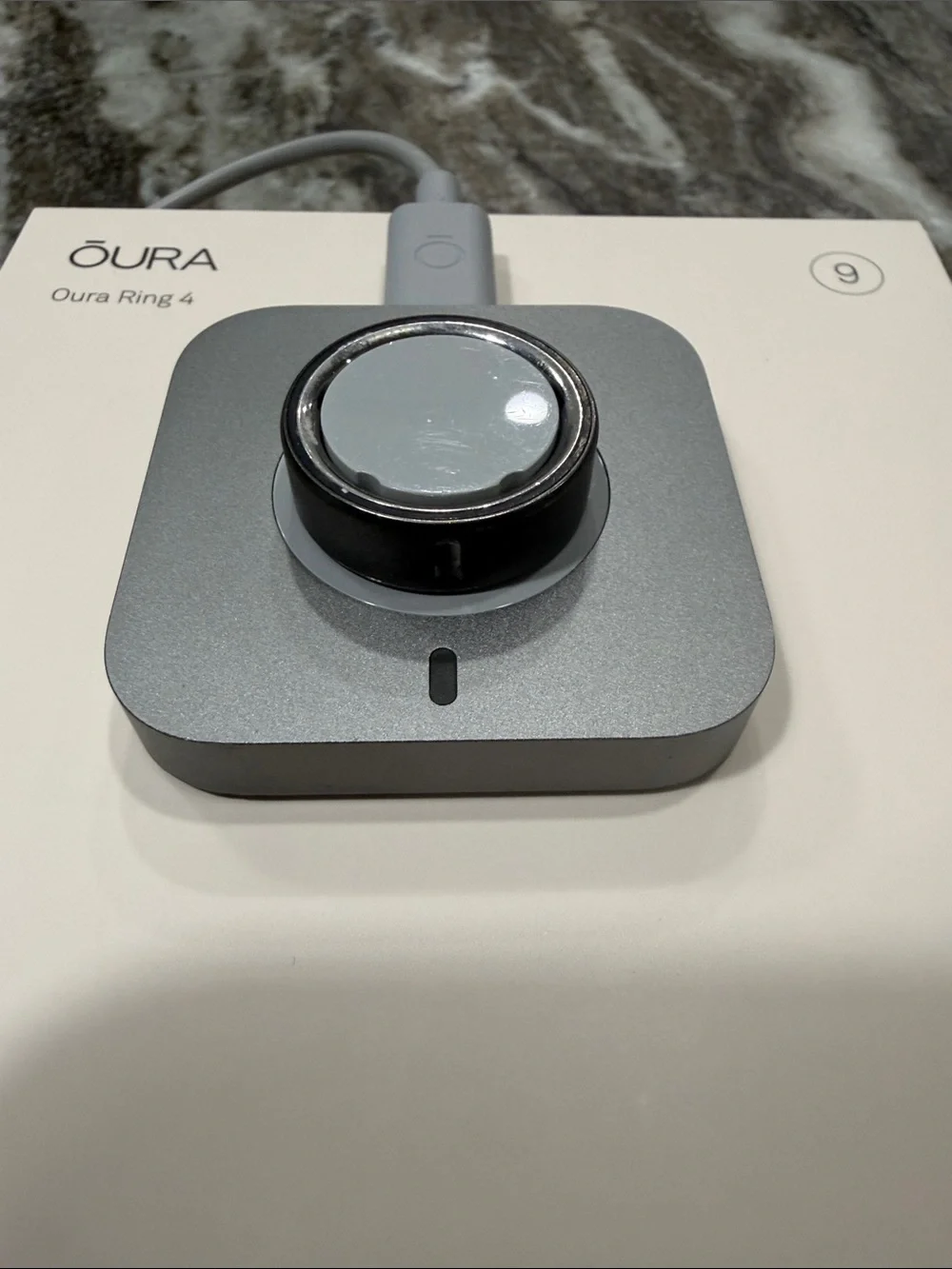 Oura Ring 4 Smart Health Ring by Oura - Size 9 stealth color